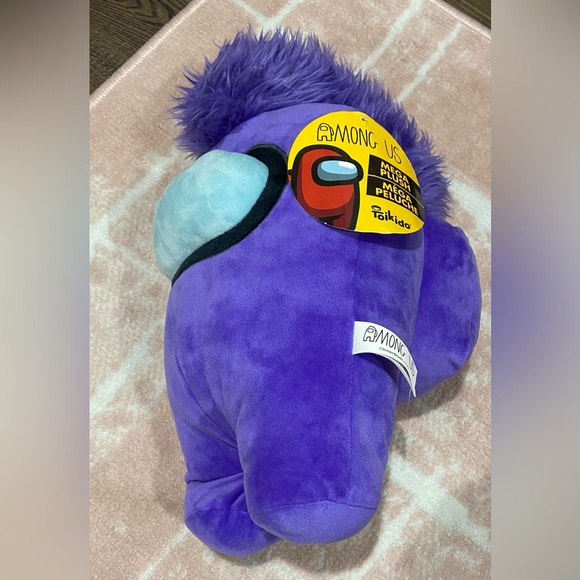 Toikido AMONG US  14”  Mega Mohawk purple plush - Picture 1 of 4